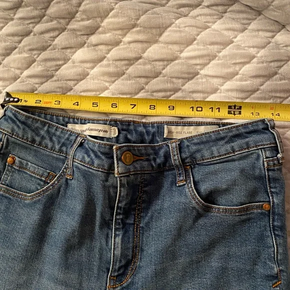 Pilcro high rise crop flare jeans Size 29 - Picture 4 of 6